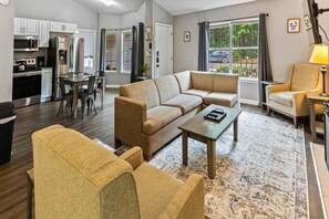 Stylish lounge area
