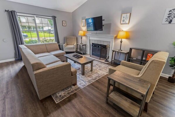 Living room with TV