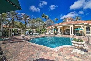 Outdoor Pool and Villa View