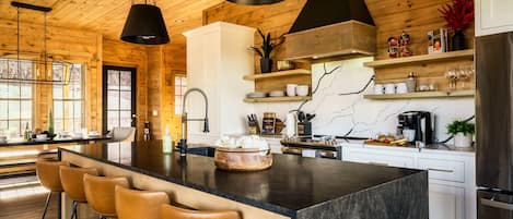 Open Concept Kitchen, Living Room, Dining Room