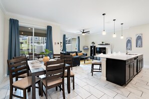 Dining Room/Kitchen/ Living Room