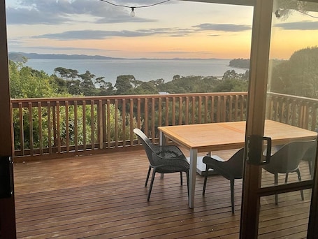 Large deck.