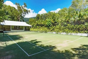 Pack your rackets and have a hit on the resort's tennis courts.