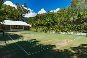 Pack your rackets and have a hit on the resort's tennis courts.