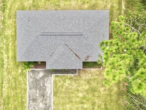 Aerial view of home