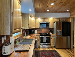#1 Fox's Den - Kitchen View with All New Appliances
