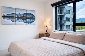 Primary bedroom with a king size bed
