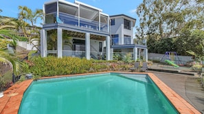 Pool and houseview