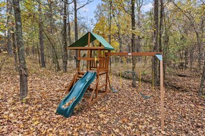 Kids can enjoy endless fun on our playground, surrounded by the beautiful, natural scenery.