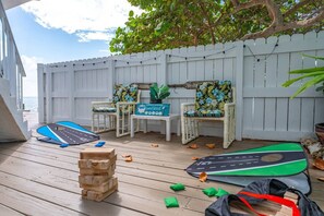 Patio 1 with games.