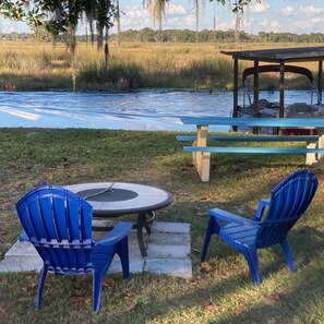 Fire Pit overlooking the lake