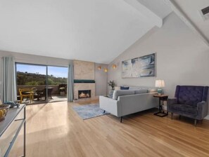 Living room and view