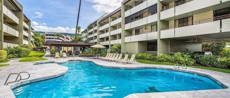 Common area pool at White Sands Village