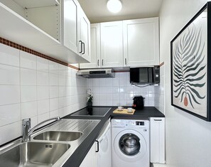 The kitchen is equipped for a perfect stay !