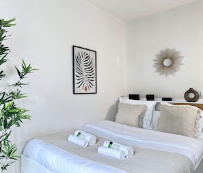 Large bedroom with storage facilities