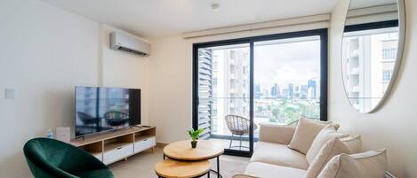 Living room with TV