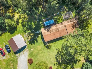 Overhead view of the Garden Cottage