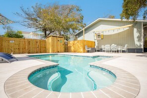Exterior / Fenced Pool Area