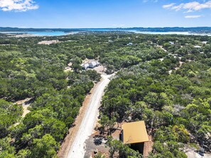 The home is situated near the highly desirable Canyon Lake