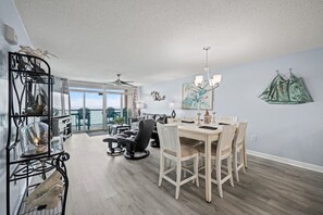 Sit together and enjoy a home cooked meal and chat about your fun-filled day!