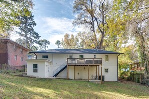 Apartment Exterior | Bottom Floor Unit | Additional Vacation Rental On-Site