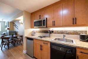 Indoors, Microwave, Oven, Kitchen, Lamp