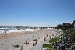 The historic pier in Flagler Beach