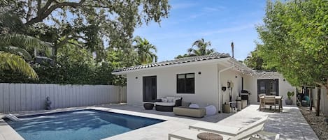 Backyard view of the house!