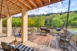 Deck | Charcoal Grill (Charcoal Not Provided) | River Access