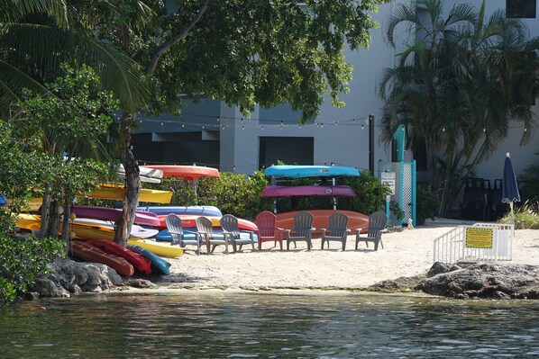 Moon Bay's private beach! 