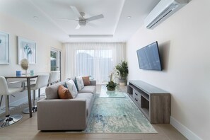 Open plan living area's warm and inviting ambiance for you to relax and unwind