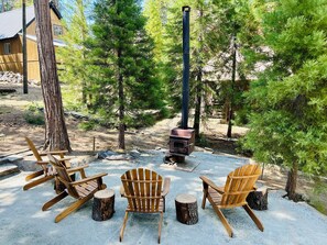 Wood, fire starter, S'mores Kits and skewers provided