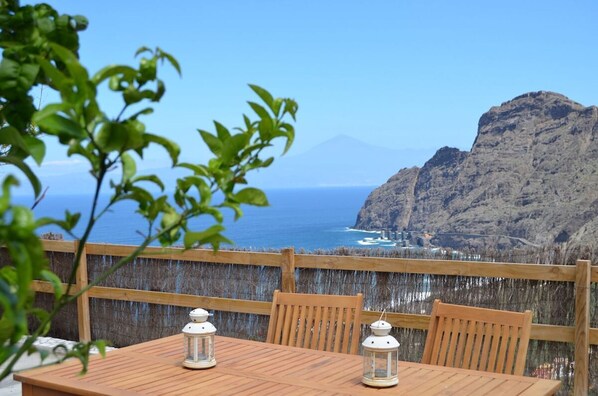 Terraza de la casa Villa Aloe