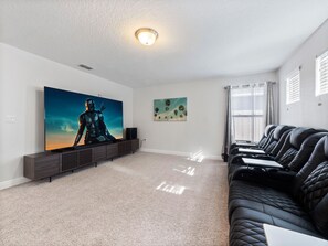 Amazing Movie Loft Area with Comfortable Recliners