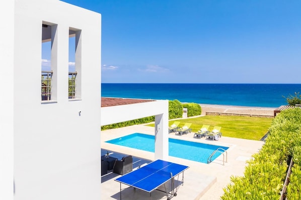 Beautiful villa with private pool, terrace, and garden with panoramic sea views