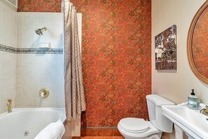 Large Bathtub with Shower