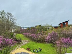 Spring is here with the water levels rising and red buds in bloom!