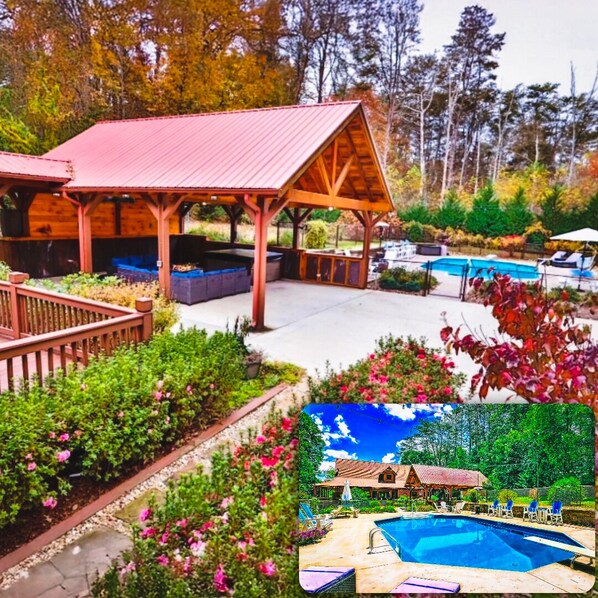 Outdoor Paradise with Private Exclusive Pool, HotTub, Firepits and Entertainment