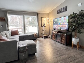 Spacious living room with open concept feel.