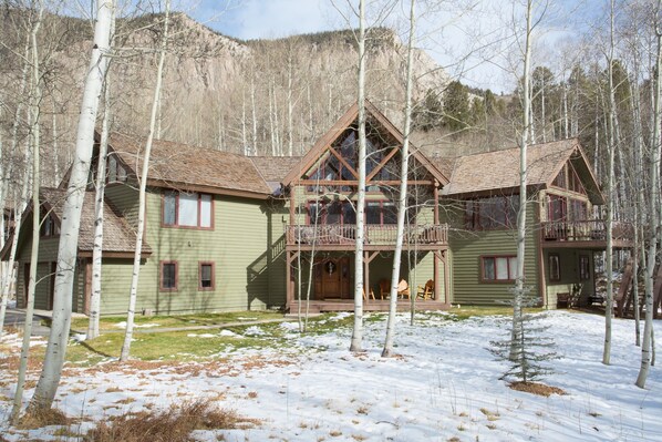 Outside home

