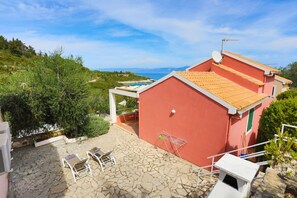 Sunbathing at the spacious sun terrace