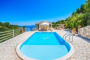 Pool views from property grounds