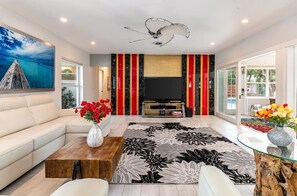 Step into our living room, where creativity takes center stage.