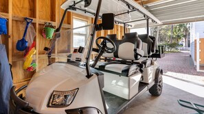 The Ocean Pearl Garage with Golf Cart