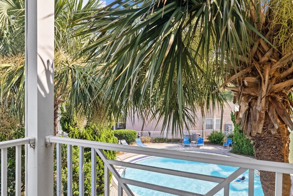 Pool View From Balcony