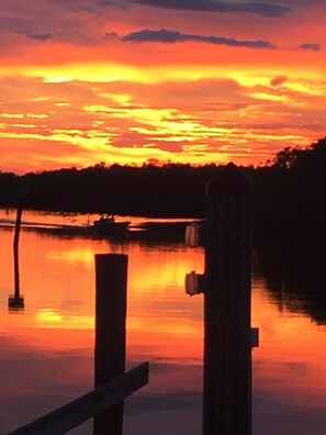 Sunset view from the dock!