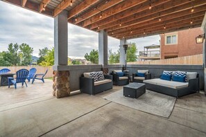 Backyard Bliss! Ample Seating for All to Breathe in the Fresh Colorado Air in Comfort.