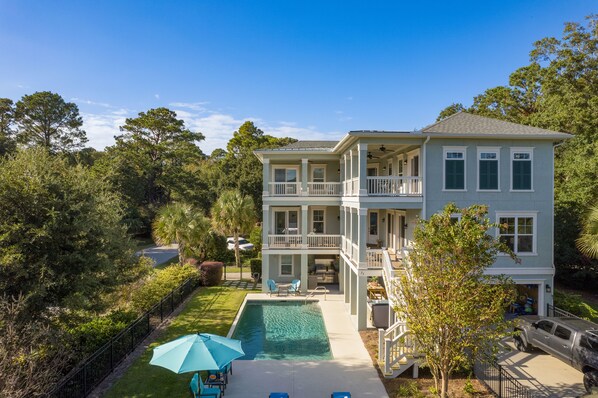 Backyard overview.