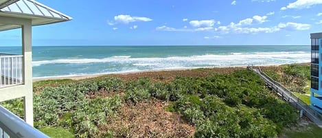 Oceanfront Balcony View from Residence