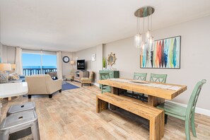 Vibrant, open floor plan